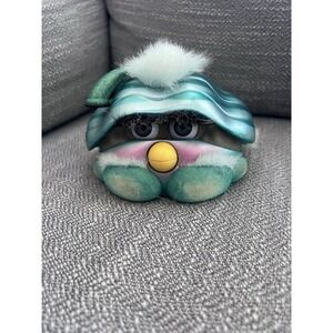 Vintage 2001 Aqua Marine Shelby Furby Tiger Electronics WORKING TALKING Read